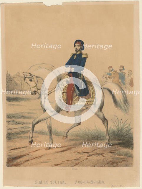 Sultan Abdülmecid I (1823-1861), 1853. Artist: Anonymous  