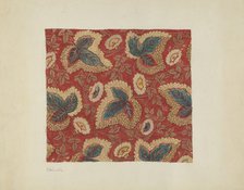 Printed Cotton, c. 1940. Creator: Charlotte Winter.