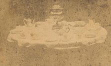 Table Set for Tea, 1841-42., 1841-42. Creator: William Henry Fox Talbot.