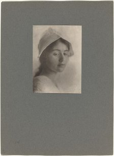 A Study Head, 1901. Creator: Eva L. Watson.