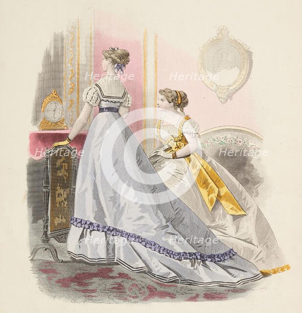 Bow-Bells, Paris Fashions, 1867. Creator: Unknown.