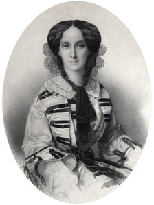 Tsarina Maria Alexandrovna of Russia, 1860. Artist: Andrei Deniere