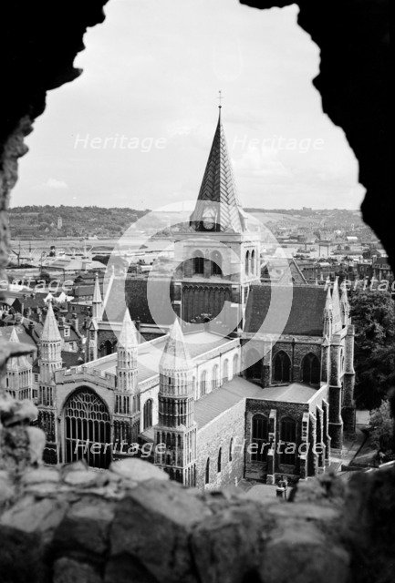 Rochester Cathedral, Rochester, Kent, c1945-c1965. Artist: SW Rawlings