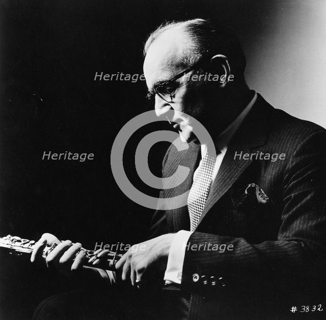 Benny Goodman (1909-1986), American jazz clarinetist, 1969. Artist: Unknown