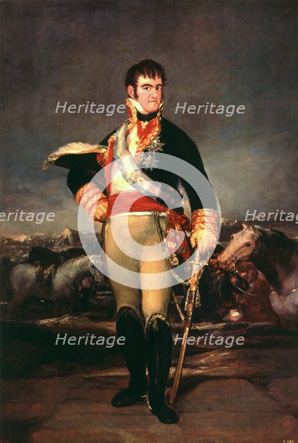 Fernando VII. (1784-1833), King of Spain. (1808-1833).