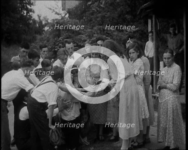 Preacher, Albert Teaster Delivering a Sermon, 1930s. Creator: British Pathe Ltd.