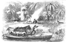 A Mid-day Halt on the Rio Trombutas, Brazil, 1857. Creator: Unknown.