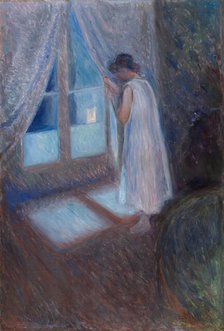 The Girl by the Window, 1893. Creator: Edvard Munch.