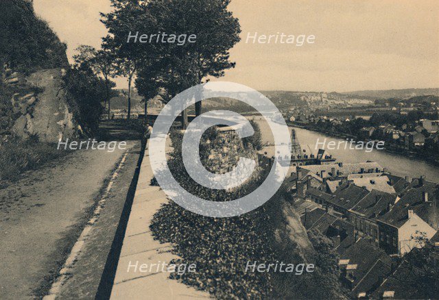 'La Meuse vue de la Citadelle', c1900. Artist: Unknown.