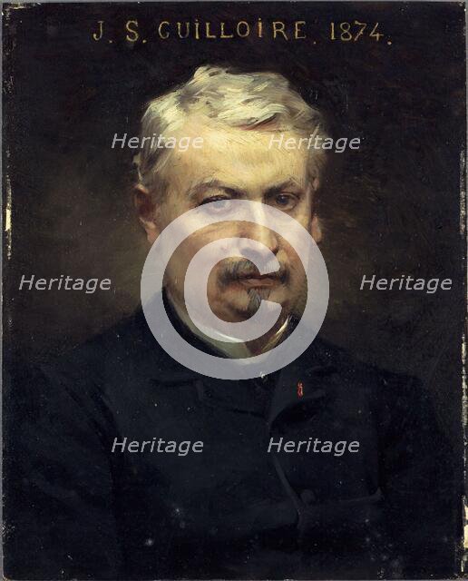 J. S. Guillire, chief controller of the Comédie-Française, 1885. Creator: Aime Morot.