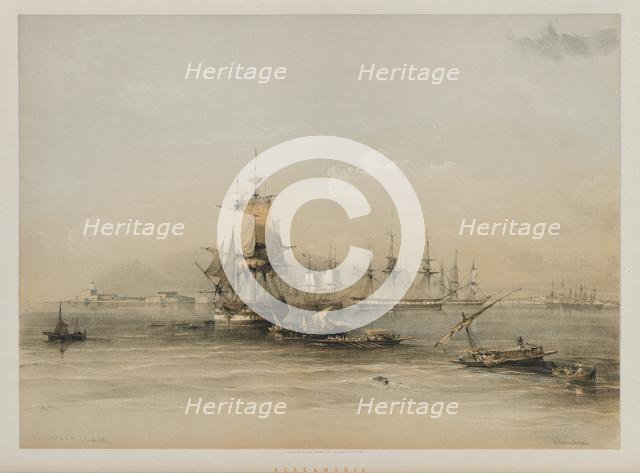 Egypt and Nubia, Volume III: Alexandria, 1848. Creator: Louis Haghe (British, 1806-1885); F.G.Moon, 20 Threadneedle Street, London.