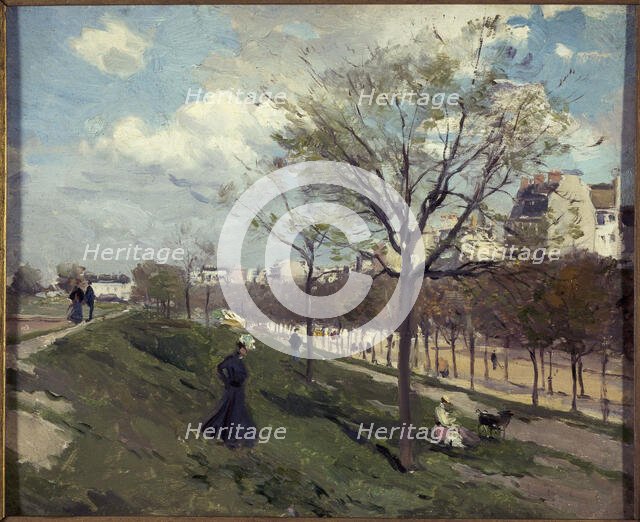 Fortifications, boulevard Gouvion-Saint-Cyr, c1902. Creator: Ferdinand Louis Marks.