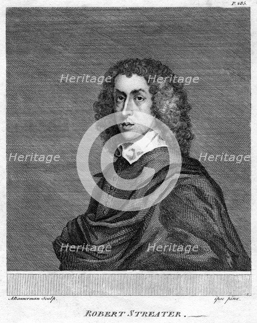 Robert Streater (1624-1680), English artist, 19th century.Artist: Alexander Bannerman