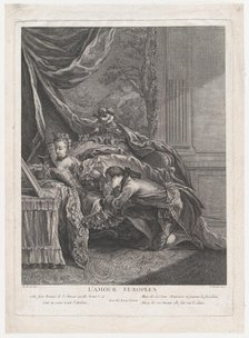 L'amour européen, 1751-97. Creator: Pierre François Basan.