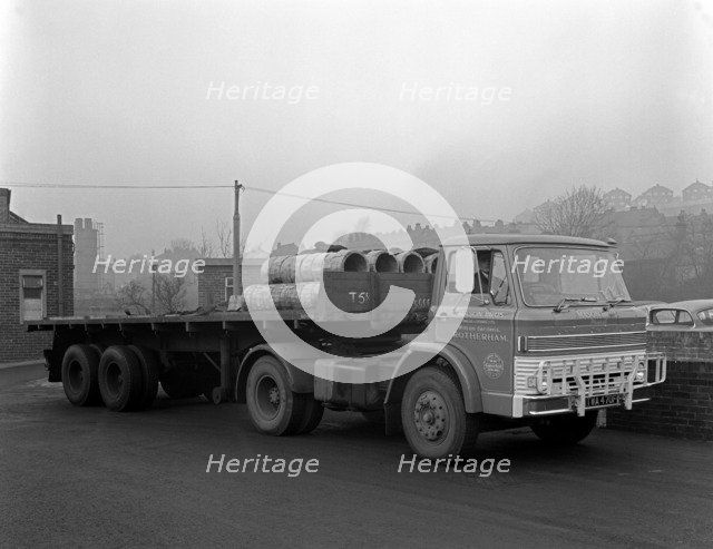Ford D Series tractor unit belonging to Mason Brothers of Rotherham, 1967. Artist: Michael Walters