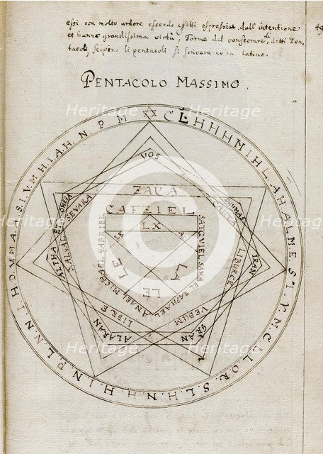 The Key of Solomon (Clavicula Salomonis), Early 18th century. Artist: Anonymous  