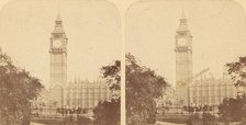 Pair of Early Stereograph Views of London, England, 1850s-70s. Creator: Unknown.