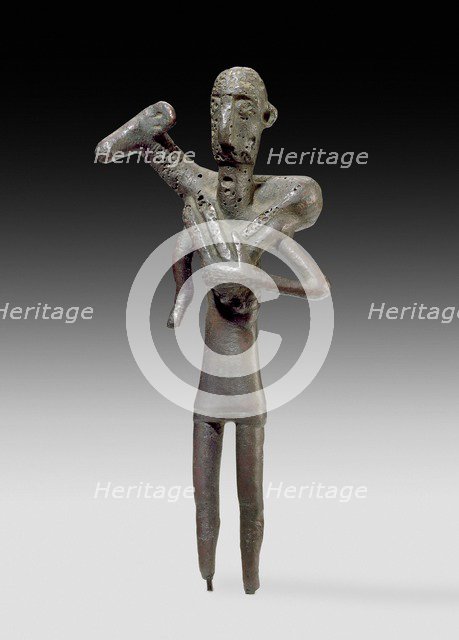 Figurine, Bronze Age, Late (Nuraghic; Sardinia), 8th century BC. Artist: Unknown.