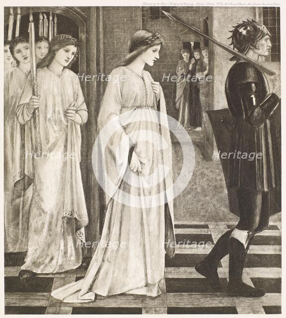 St George Series - The Princess led to the Dragon, c1860s, (1900). Creator: Unknown.