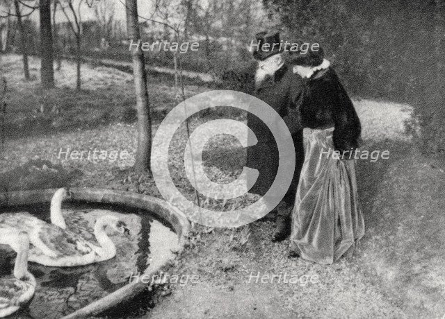 Auguste Rodin, French sculptor, 1895. Artist: Unknown