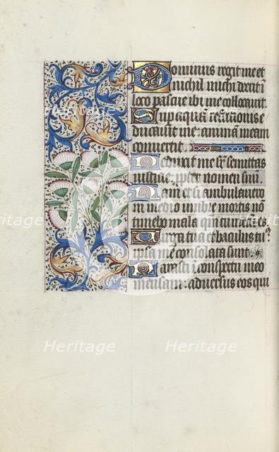 Book of Hours (Use of Rouen): fol. 117v, c. 1470. Creator: Master of the Geneva Latini (French, active Rouen, 1460-80).