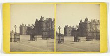 Holyrood Palace, Mid 19th century. Creator: George Washington Wilson.