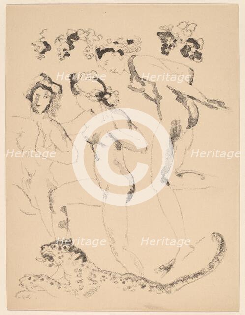 Bacchantes, 1920. Creator: Arthur Davies.