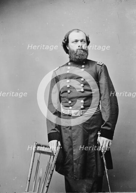 General Quincy Adams Gillmore, US Army, between 1855 and 1865. Creator: Unknown.
