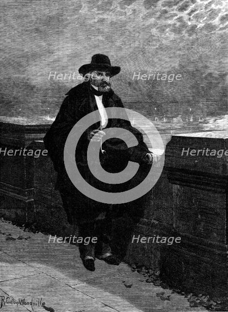 A Moonlight Night at Chelsea: a reminiscence of Thomas Carlyle, 1881. Creator: Unknown.