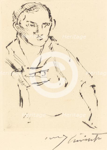 Thomas Corinth, 1922. Creator: Lovis Corinth.