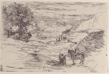 Les Paladins, 1871. Creator: Jean-Baptiste-Camille Corot.