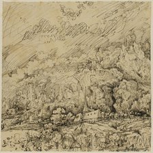 Landscape with an Old Church, n.d. Creator: Rodolphe Bresdin.