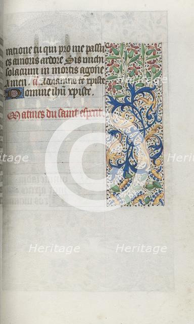 Book of Hours (Use of Rouen): fol. 99r, c. 1470. Creator: Master of the Geneva Latini (French, active Rouen, 1460-80).