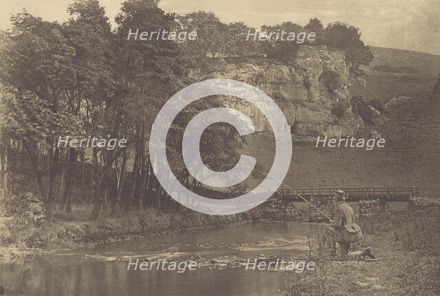 [Plate from Izaak Walton's The Compleat Angler], 1880s, printed 1888., 1880s, printed 1888. Creator: George Bankart.