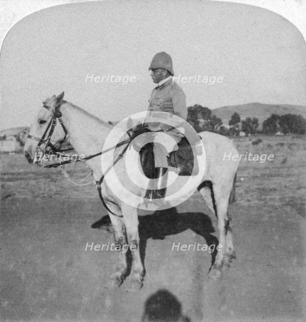 Major-General John French, the intrepid cavalry leader, Pretoria, South Africa, Boer War, 1901.Artist: Underwood & Underwood