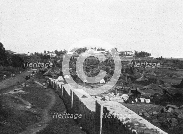 ''Un coin d'Addis-Abeba; Le Nord-Est Africain', 1914. Creator: Unknown.