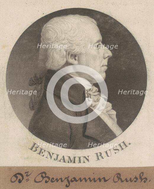 Benjamin Rush, 1802. Creator: Charles Balthazar Julien Févret de Saint-Mémin.