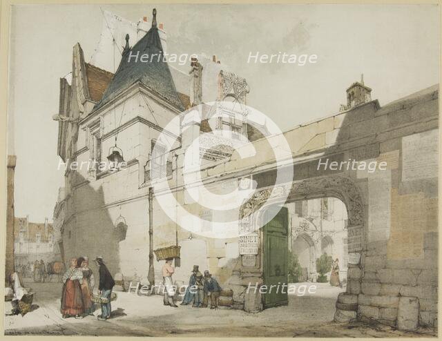 Picturesque Architecture in Paris, Ghent, Antwerp, Touen, etc., 1839. Creator: Thomas Shotter Boys.