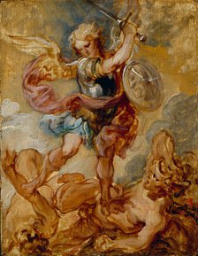 Saint Michael, between 1648 and 1649. Creator: Lucas Franchoys the Younger.