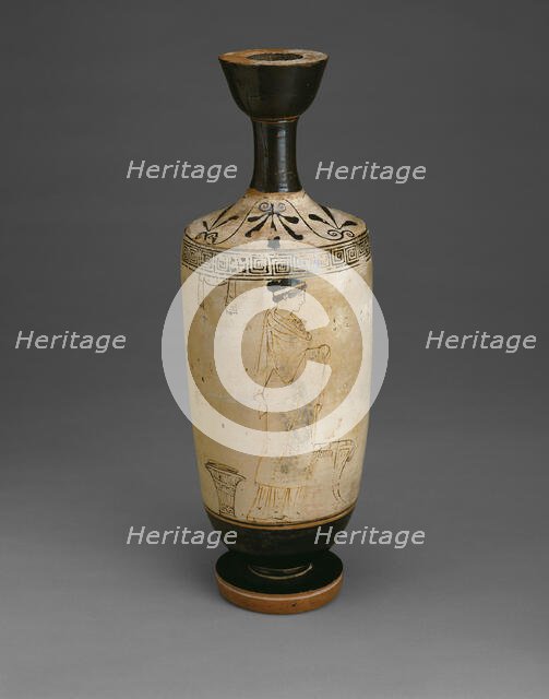 Lekythos (Oil Jar), About 440 BCE. Creator: Unknown.