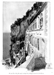 Adam Johnstone's Son: She was like a thin, fair angel...looking to seaward in the calm air, 1895. Creator: George Meisenbach.