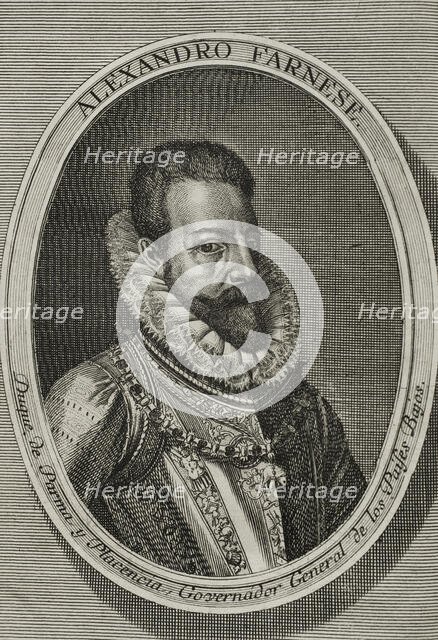 Alexander Farnese (1545-1592), 1748.  Creator: Unknown.