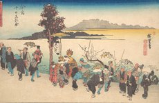 Thumbnail image of Imamiya Toka Ebisu, ca. 1828., ca. 1828. Creator: Ando Hiroshige.