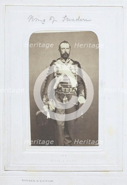 King of Sweden, 1860-69. Creator: Mayer & Pierson.