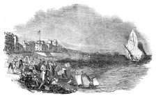 Explosion of a brig, by Captain Warner, off Brighton, 1844. Creator: Unknown.