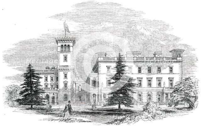 Osborne House - the Garden Front, 1850. Creator: Unknown.