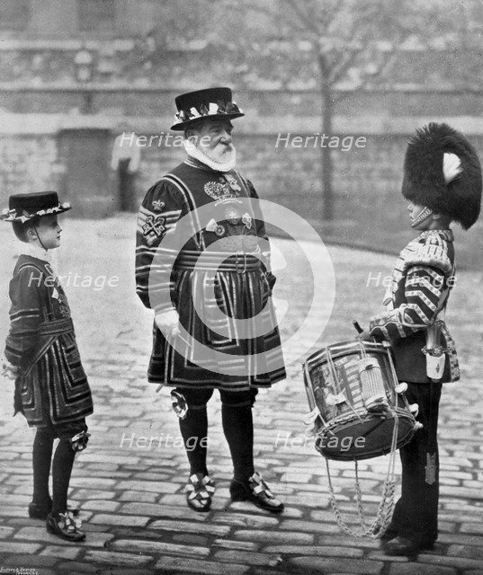 Sergeant-Major Patrick Penrose, the 'Yeoman Porter', London, 1896. Artist: Gregory & Co