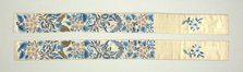 Pair of Sleeve Bands, 19th century. Creator: Unknown.