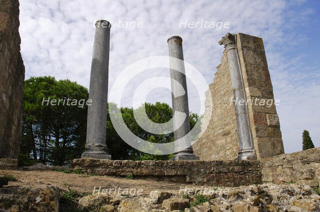 Remains of the Forum, Miróbriga, Alentejo region, Portugal, 1st-4th centuries (2008).  Creator: Unknown.
