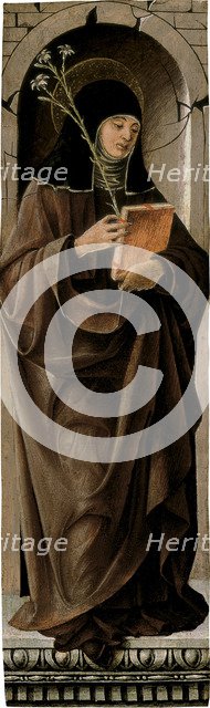 Saint Clare. Artist: Francesco del Cossa (1436-1478)